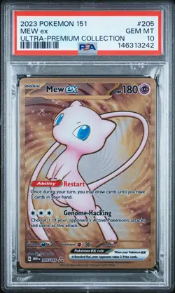 PSA 10 Mew ex 205 Ultra Premium Collection Promo Pokemon 151 GEM MINT 🔥 - Image 1