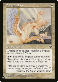 1 x Sacred Mesa - Mystery Booster / The List - NM-Mint - MTG - Image 1