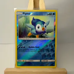 Piplup 54/236 SM: Cosmic Eclipse Reverse Holo Pokemon TCG - Image 1