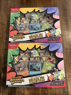 Pokemon Ascended Heroes First Partner Deluxe Pin Collection LOT OF 2 - Image 1