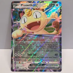 Meowth EX 62/88 Pokemon Perfect Order - NM - Image 1