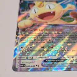 Meowth EX 62/88 Pokemon Perfect Order - NM - Image 3