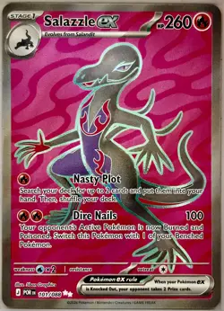 Pokemon Salazzle ex 101/088 Perfect Order SIR Full Art 2026 English NM - Image 1