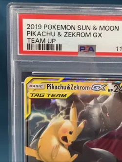 PSA 10 Pikachu & Zekrom GX 33/181 Holo Team Up 2019 Pokemon - Image 5