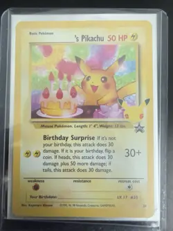Pokemon TCG ______'s Pikachu Wotc Promo Holo 24/53 1998 English Basic 50HP - Image 1