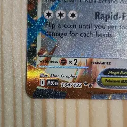 Pokemon Mega Kangaskhan ex 104/132 Me01: Mega Evolution Double Rare Holo 300 HP - Image 5