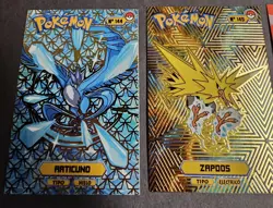 ARTICUNO X ZAPDOS X MOLTRES - POKEMON KANTO CARDS TOP LEGENDARY POKEDEX CCG FOIL - Image 2