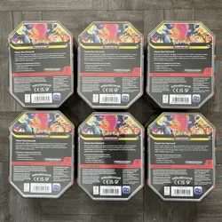 Lot Of 6 - Pokemon Mega Charizard X And Y ex Tins - SEALED - Image 4