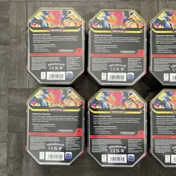 Lot Of 6 - Pokemon Mega Charizard X And Y ex Tins - SEALED - Image 5