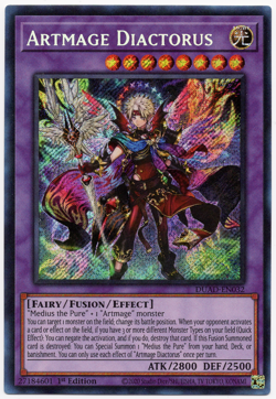 Artmage Diactorus DUAD-EN032 Secret Rare NM Yu-Gi-Oh! TCG - Image 1