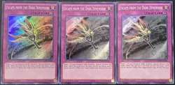 Escape from the Dark Dimension DESO-EN045 Destiny Soldiers 1st Ed (x3) Yugioh - Image 1