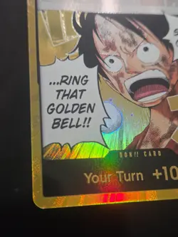 One Piece Adventure on Kami's Island OP15 EB04 Gold Don!! Card Monkey D Luffy NM - Image 5