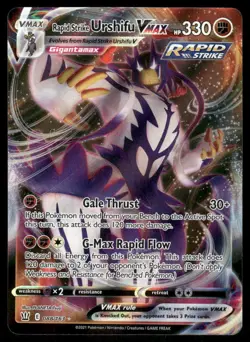Pokemon Cards Rapid Strike Urshifu VMAX 088/163 Battle Styles VMAX Rare NM *2 - Image 1