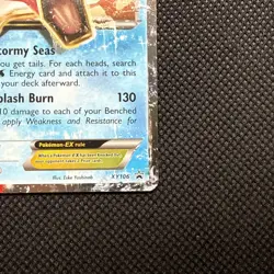 Pokemon Gyarados EX TCG Holo Rare Black Star Promo Card XY106 NM - Image 5