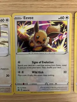 Pokemon TCG Eevee Lot (6 Cards) SWSH118 SWSH190 SWSH127 SWSH212 SWSH175 2018 - Image 3