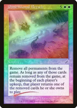 Dimensional Breach FOIL Scourge PLD White Rare MAGIC GATHERING CARD ABUGames - Image 1