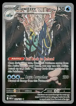 Pokemon Cards Clawitzer 141/132 Mega Evolution Illustration Rare NM *4 - Image 1