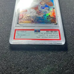 PSA10 Nika Luffy Comic Parallel One Piece Card OP05-119 Gear 5 - Image 3