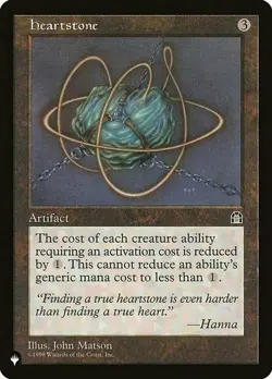 1 x Heartstone - Mystery Booster / The List - NM-Mint - MTG - Image 1
