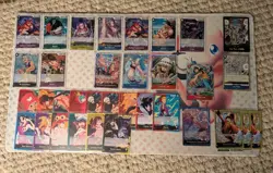 One Piece OP-14 Singles LOT of 34 Cards SR - Alt Art - LEADER - Holo Don - T Law - Image 1