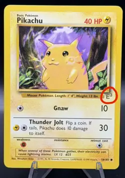 Pikachu - (E3 Stamped) Promo Miscellaneous Cards & Products 058/102 NM - Image 1