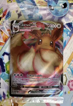 SEALED Eevee VMAX SWSH087 Black Star Promo Full Art Holo Pokemon TCG 2021 Card - Image 1