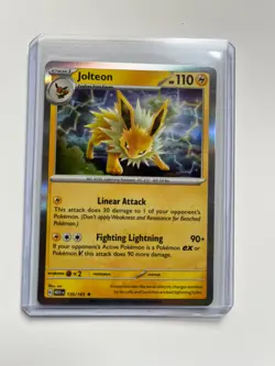 Set of 2 pokemon cards Jolteon 135/165, Vaporeon 134/165 - Image 1