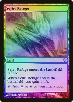 Sejiri Refuge FOIL Zendikar NM Land Uncommon MAGIC THE GATHERING CARD ABUGames - Image 1