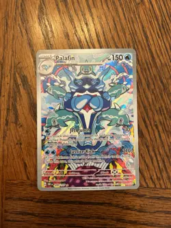 Pokemon TCG Palafin Holo Card 200/197 Sv03: Obsidian Flames - Image 1