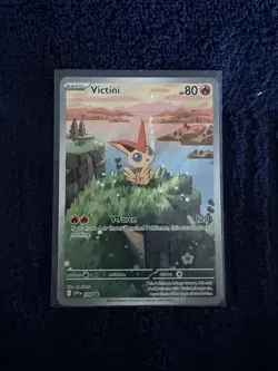 Victini 208 Pokemon TCG SV Promo Card Illustration Collection, English - Image 1