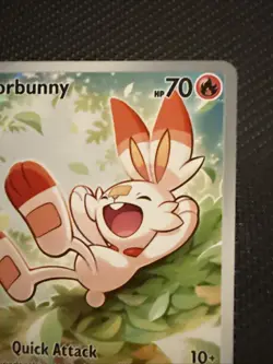 Scorbunny 225/217 Me: Ascended Heroes Holo Pokemon Card - Image 3