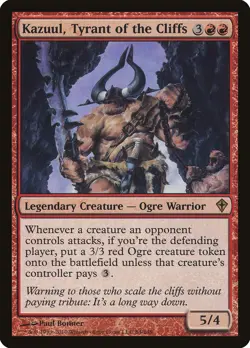 Kazuul, Tyrant of the Cliffs Worldwake NM Red Rare MAGIC MTG CARD ABUGames - Image 1