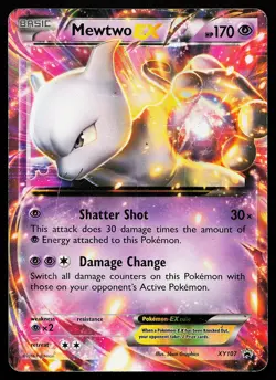 Mewtwo EX XY107 Holo XY Promo Pokemon Card - Image 1