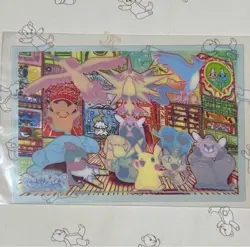 Pokemon Center Osaka DX Opening Commemoration Clear Illustration Card Post Card - Image 2