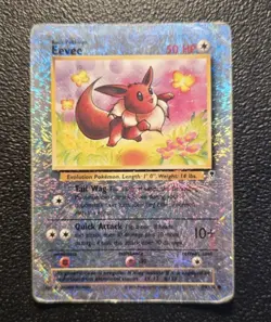 Pokemon Card - Eevee 74/110 Reverse Holo - Legendary Collection-ENG-Poor - Image 1