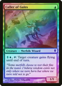 Caller of Gales FOIL Zendikar NM Blue Common MAGIC THE GATHERING CARD ABUGames - Image 1