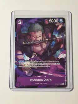 Roronoa Zoro (Welcome Pack Vol. 2) OP09-076 One Piece Promotion Cards Regular - Image 1