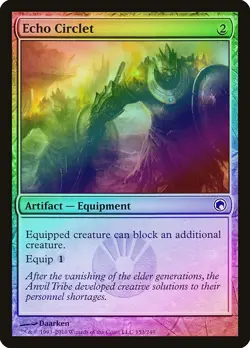 Echo Circlet FOIL Scars of Mirrodin NM Artifact Common MAGIC MTG CARD ABUGames - Image 1