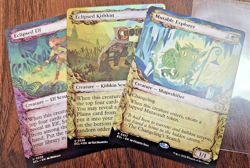 MTG 3 PLAYING CARDS Lorwyn Eclipsed MUTABLE EXPLORER, Foil Kithkin, Elf Showcase - Image 1