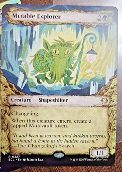 MTG 3 PLAYING CARDS Lorwyn Eclipsed MUTABLE EXPLORER, Foil Kithkin, Elf Showcase - Image 2
