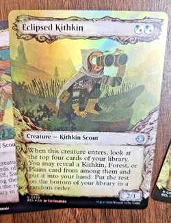 MTG 3 PLAYING CARDS Lorwyn Eclipsed MUTABLE EXPLORER, Foil Kithkin, Elf Showcase - Image 3