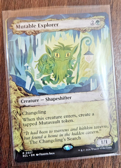 MTG 3 PLAYING CARDS Lorwyn Eclipsed MUTABLE EXPLORER, Foil Kithkin, Elf Showcase - Image 5