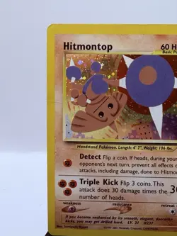 Pokemon TCG Hitmontop Neo Discovery Holo Card 3/75 - Image 2