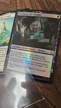 MTG PLAYING CARD Avatar Air Bender Set Of All 5 Shrines - Image 3