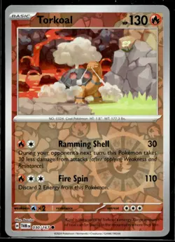 Torkoal - SV06: Twilight Masquerade 030/167 LP Pokemon TCG | Buy 1 Get 2 Free - Image 1