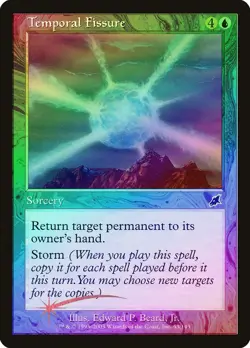 Temporal Fissure FOIL Scourge PLD Blue Common MAGIC GATHERING CARD ABUGames - Image 1