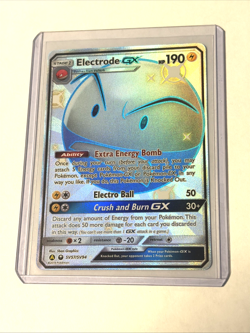Pokemon Card Electrode GX SV57/SV94 - Hidden Fates: Shiny Vault Holo - Image 1
