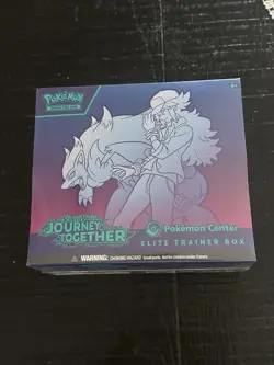 Pokemon Journey together ETB Sealed Pokemon Center Stamp - Image 1