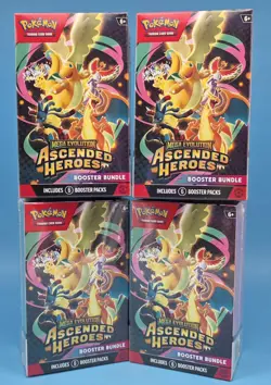 Pokemon Ascended Heroes Booster Bundle NEW SEALED X4 - Image 1