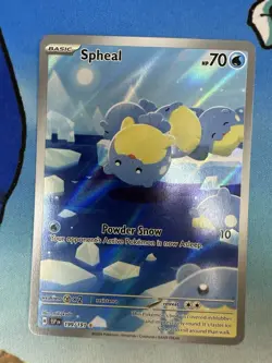 Spheal 199/191 Surging Sparks Illustration Rare Pokemon Card - Image 1